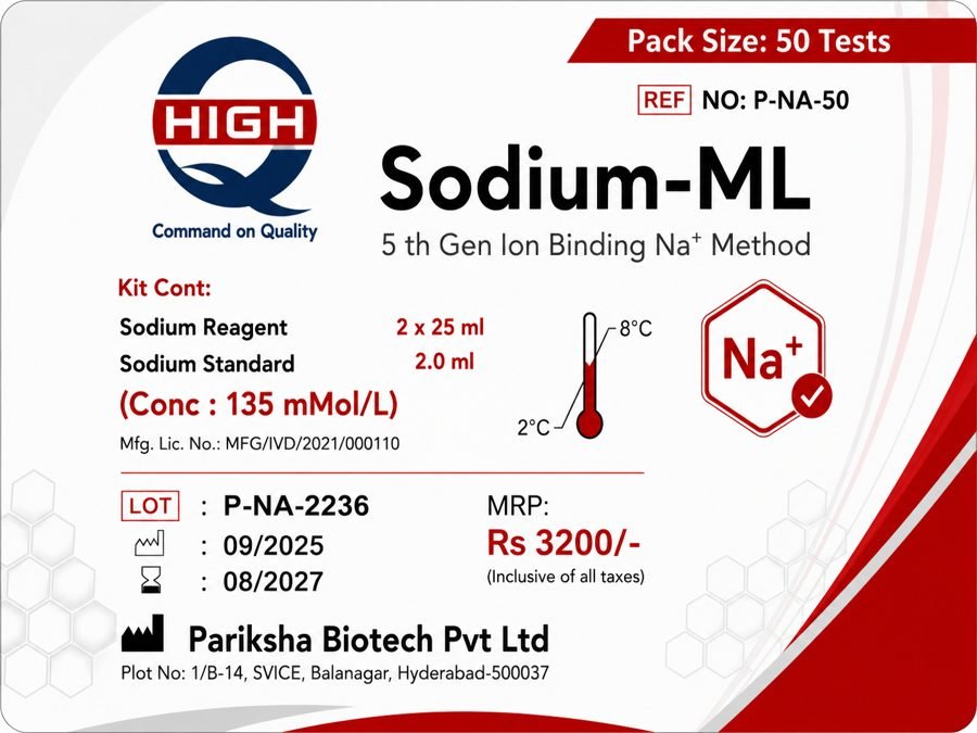 Sodium-ML Kit - P-NA-50